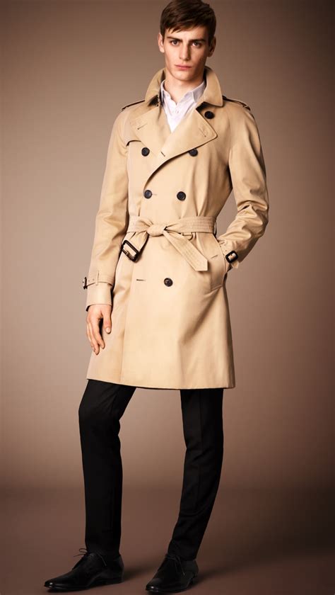 burberry trench coat men black|Burberry cashmere trench coat men's.